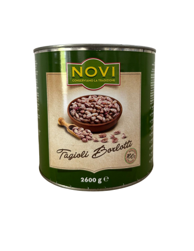Fagioli Borlotti Novi - 6 x 2,6kg – Ideali per ristorazione professionale