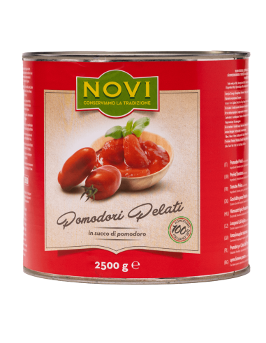 Pomodoro Pelato Novi 6 x  2.5kg – Fornitura Professionale HORECA